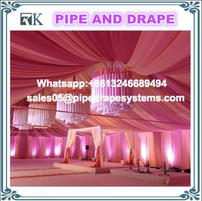 China Aluminum Pole trade show photo booth pipe and drape for wedding tent ceiling drapes backdrop kits for sale