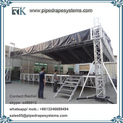 China high bearing glass aluminum stage legs height adjustable for sale concert event show for sale