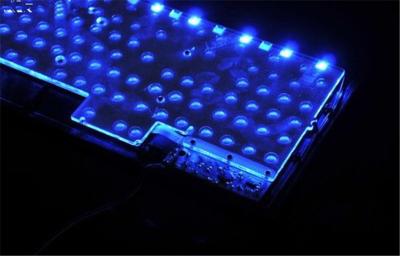 Китай 4.4mm 116 ключей освещают ABS контржурным светом СИД клавиатуры для ПК факсимильной машины/карманн продается