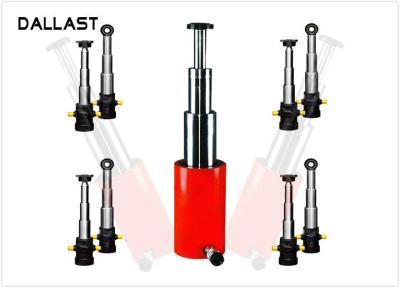 China Single Acting Telescopic Welded Hydraulic Cylinders for Agricultural Dump Truck for sale