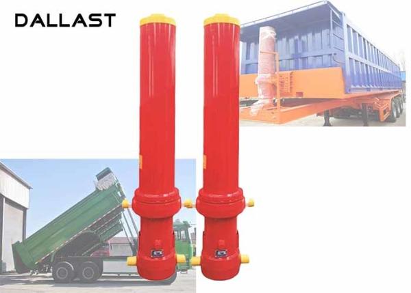 Quality Telescoping Dump Truck Hydraulic Ram Cylinder with ISO / Ts16949 for sale