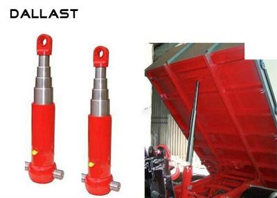 China Agricultural Dump Trailer Hydraulic Cylinder Multi Stage TS16949 Certification for sale