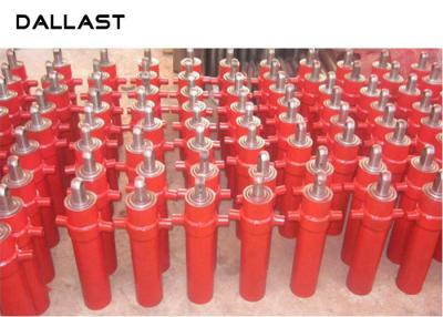 China Dump Trailer Hydraulic Cylinder Multi Stage Telescopicing , 3 Stage Telescoping Hydraulic Cylinder for sale