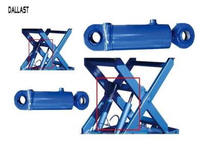 China Hydraulic Mobile Scissor Lift Cylinder Double Acting Stroke 600 mm for Industry for sale
