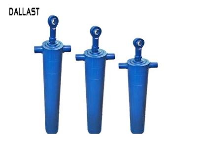 China Vertical Hydraulic Ram Single Acting Telescopic Hydraulic Cylinders Multi Stage Front Middle Foot Fixed Axle for sale