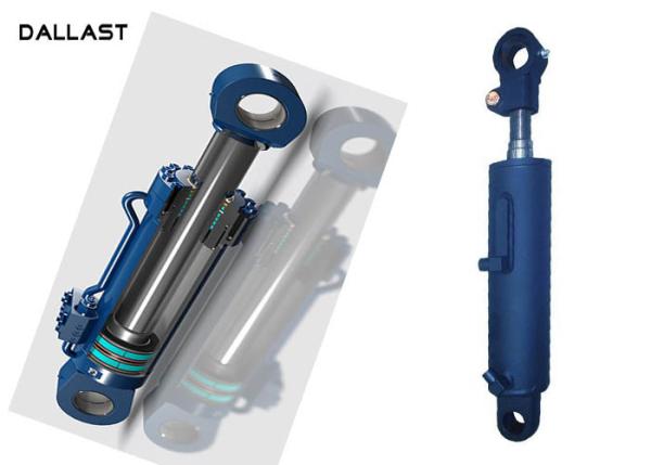 Quality Long Stroke Double Acting Hydraulic Cylinder , Heavy Duty Hydraulic Rams OEM for sale