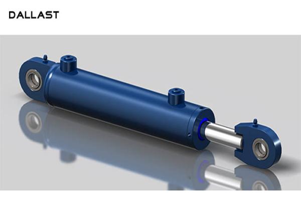 Quality 10 Inch Industrial Double Acting Hydraulic Ram Piston Cylinder For Engineering for sale