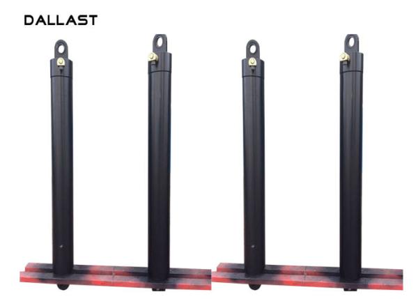 Quality Durable Single Acting Telescopic Hydraulic Cylinders Long Stroke Lifting Dump for sale