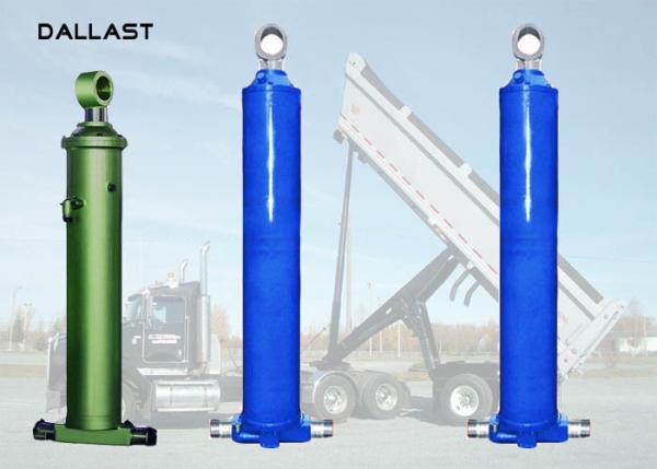 Quality Dump Truck Single Acting Hydraulic Ram Muti Stage 16mpa-32mpa Orking Pressure for sale