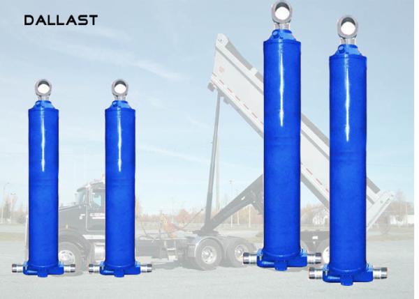 Quality Front - End Telescopic Hydraulic Lift Cylinder Anti Rust Painting 12 Months for sale