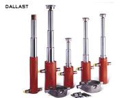 Quality Single Acting Multi Stage Telescopic Hydraulic Cylinder Anti Rust Painting for sale