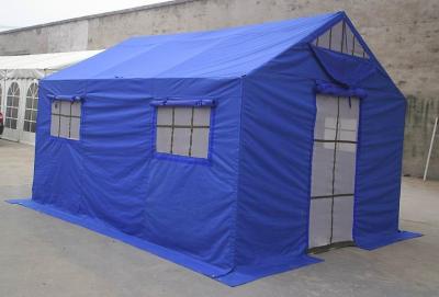 China 3 × 4m Emergency Relief Tents With 600D PU Coated Oxford Cloth Materials for sale