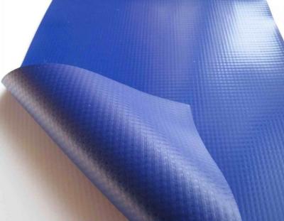 China Fireproof 1680D Blue PVC Tarpaulin Fabric 14oz To 42oz / Sqm For Truck Covers for sale