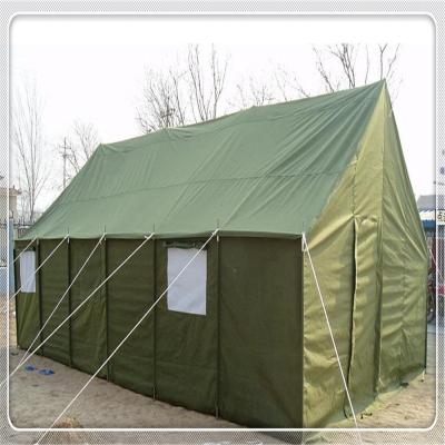 China Waterproof Polyster Military Army Tent Heavy Duty 2 - 40 Person With Steel Frame for sale