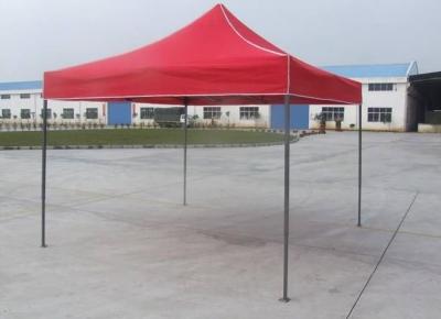 中国 販売促進のための青い紫外線保護された望楼の折るテントのデジタル印刷のロゴ 販売のため