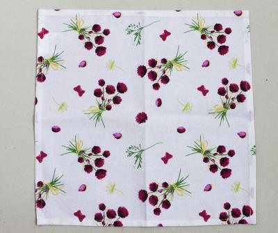 China 36 * 38cm Floral Kitchen Dish Towels With High Water And Grease Absorption for sale