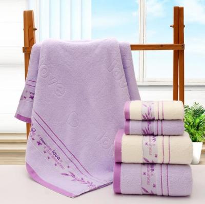 China Pure Cotton Microfiber Bath Towels Anti - Fade With High Water Absorbency for sale