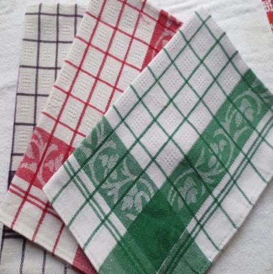China Toallas de té de secado rápido teñidas hilado de la cocina/toallas de plato del algodón para el uso del aeroplano en venta