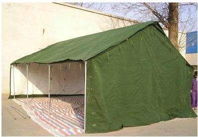 China 2 - 40 Person Heavy Duty Canvas Tents With Hot Galvanized Steel Pole Frame for sale