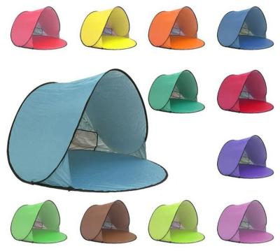 China 220 * 120cm Foldable Outdoor Camping Tent , Pop Up Beach Tent For Sun Shelter for sale