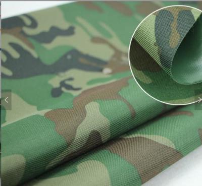 China PU Coated Camouflage Lightweight Tent Fabric For Military Defense And Aviation for sale