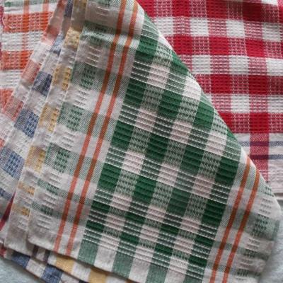 China 6 Colors Jacquard Cotton Tea Towels 42 * 64cm 300 - 500 GSM For Dish Cloth for sale