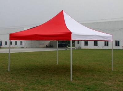 China Marco de aluminio plegable de encargo de la tienda del Gazebo rojo/blanco para la publicidad de la exposición en venta