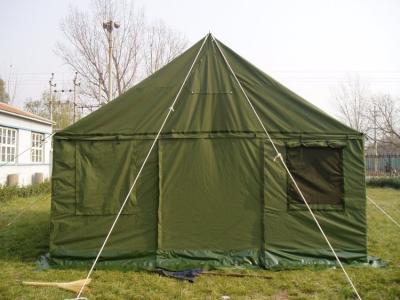 China Oxford Fabric Military Wall Tent 2.4M Height , Rustproof  Military Issue Tent  for sale