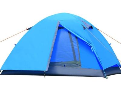 China Modern Design Outdoor Pop Up Family Tent With Oxford Floor And Fiberglass Pole for sale