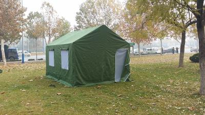 China Steady Outdoor Camping Tent / Canvas Army Tent With 80km / H Wind Load for sale