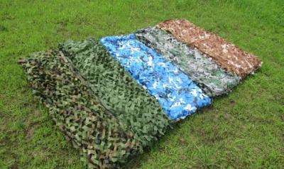 China PVC Glue Coated Military Grade Camouflage Netting 3D Leaf For Armor Forces for sale