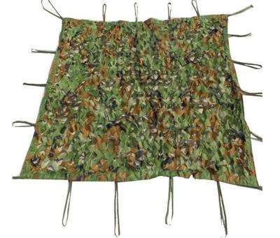 China Jungle Double Layers Military Camo Netting Fabric Woodland War Game Camo Net for sale