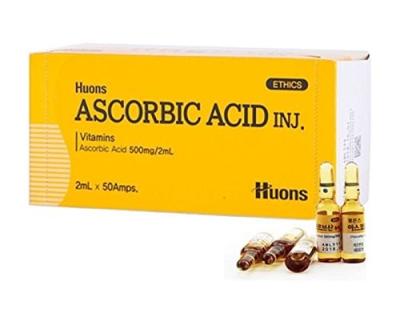 China Vitamina C pura ácida ascórbica de Huons que blanquea el tratamiento de la piel que brilla intensamente en venta