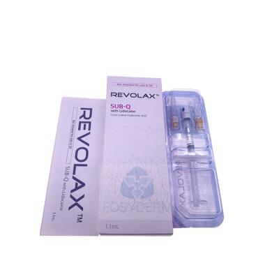 中国 元の韓国Revolaxの皮膚注入口の十字はHyaluronic酸の注入24mg/Mlをつないだ 販売のため