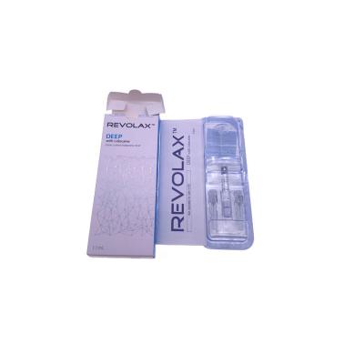 China Llenador profundo ácido hialurónico de Revolax del llenador facial cutáneo de Corea para el uso del labio en venta