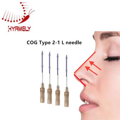 China Lifting Nose Hyamely PDO Threads 19G Needle Correctable / Non Correctable for sale