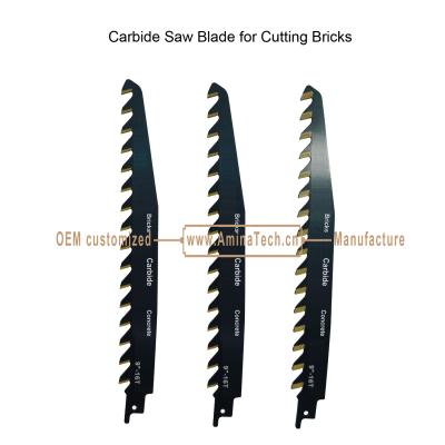 China Carbide Saw Blade for Cutting Bricks  Size:225mmx25x16T,Reciprocating for sale
