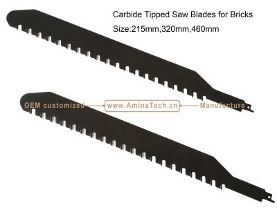 China Carbide Tipped Saw Blades for Bricks Size:215mm,320mm,460mm,Reciprocating,Power Tools for sale