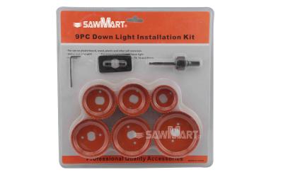 China 9PC Down Light Installation Kit-hole saw set for sale
