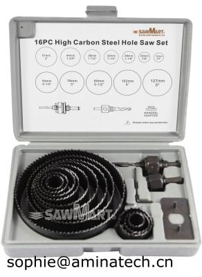 China 16-Piece Hole Saw Set with Case for sale