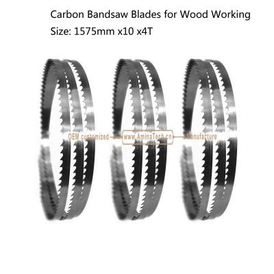 China Carbon Band Saw Blades for Wood Working  Size: 1575mm x10 x4T for sale