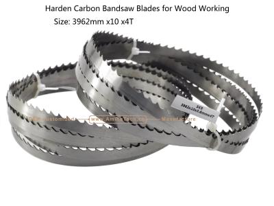 China Harden Carbon Band Saw Blades for Wood Working  Size: 3962mm x10 x4T for sale