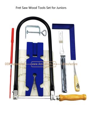 China Aminatech Fret Saw Wood Tools Set for Juniors, It was designed for junior students to learn and practise pain for sale