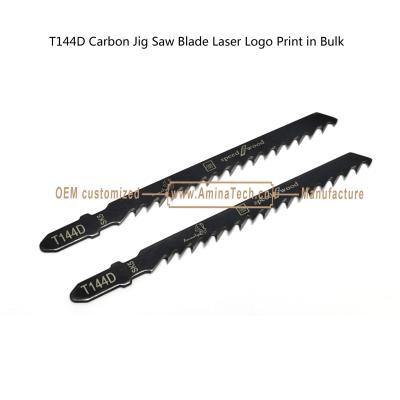China T144D Carbon Jig Saw Blade Laser Logo Print in Bulk size:100mmx8x6T, Cutting Wood,Reciprocating Saw Blade for sale