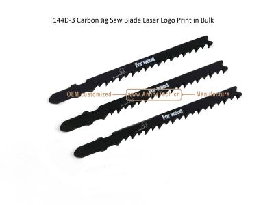 China T144D-3 Carbon Jig Saw Blade Laser Logo Print in Bulk,Size:100mmx8x6T,Cutting Woods,Reciprocating Saw Blade for sale