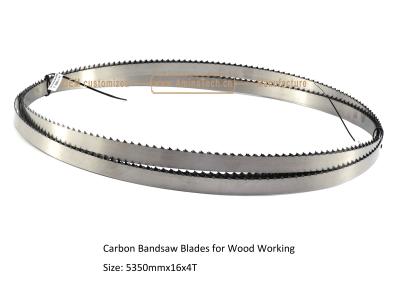 China Carbon Band Saw Blades for Wood WorkingSize: 5350mmx16x4T,Power Tools,Cutting Wood for sale