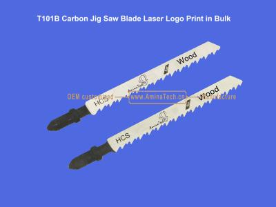 China T101B Carbon Jig Saw Blade Laser Logo Print in Bulk size:100mmx8x10T, Cutting Woods,Reciprocating Saw Blade for sale