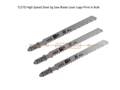 China T127D High Speed Steel Jig Saw Blade Laser Logo Print in Bulk size:100mmx8x8T, Cutting Woods,Reciprocating Saw Blade for sale