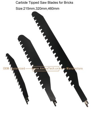 China Carbide Tipped Saw Blades for Bricks Size:215mm,320mm,460mm,Reciprocating for sale