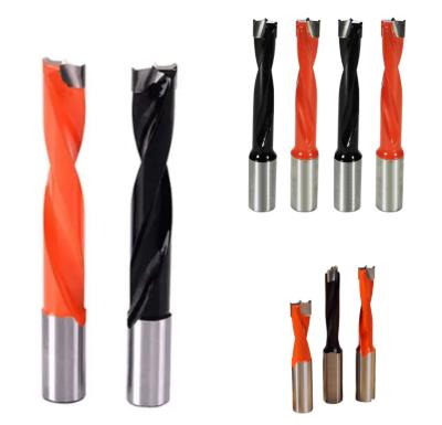 China Spiral Flute Tungsten Carbide Inserted Wood Dowel Drill Bit 14mm for sale
